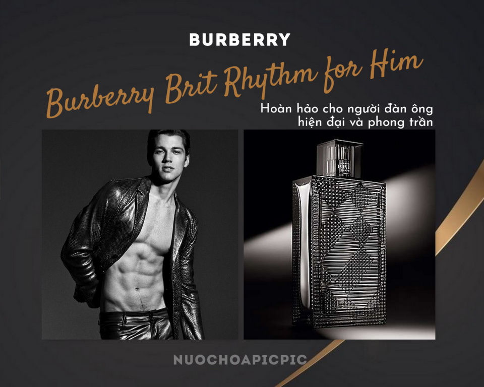 Burberry Brit Rhythm Men Edt 90ml - Nuoc Hoa Pic Pic