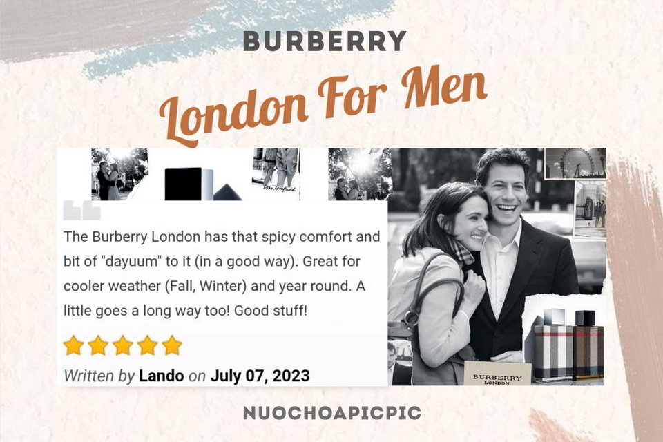 Burberry For Men Edt - Nuoc Hoa Pic Pic