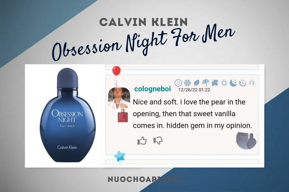 CK Obsession Night Edt - Nuoc Hoa Pic Pic