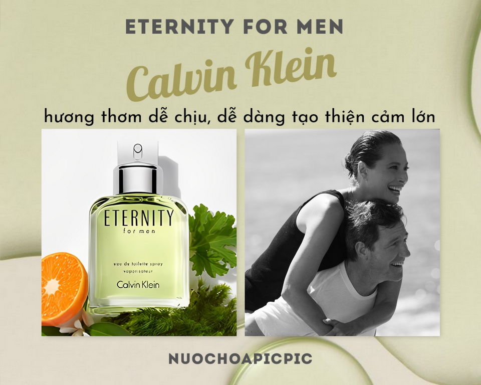 Ck Eternity For Men Edt 100ml - Nuoc Hoa Pic Pic