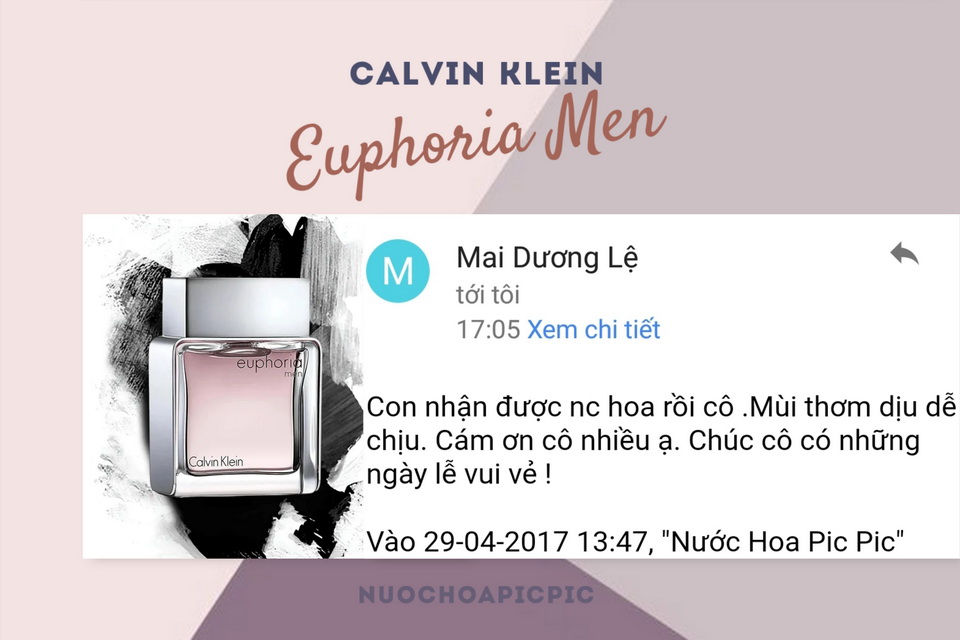 Ck Euphoria Men Edt - Nuoc Hoa Pic Pic