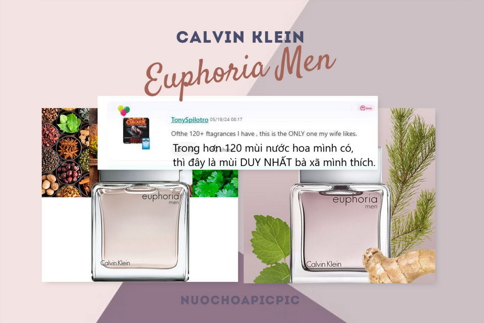 Ck Euphoria Men Edt - Nuoc Hoa Pic Pic