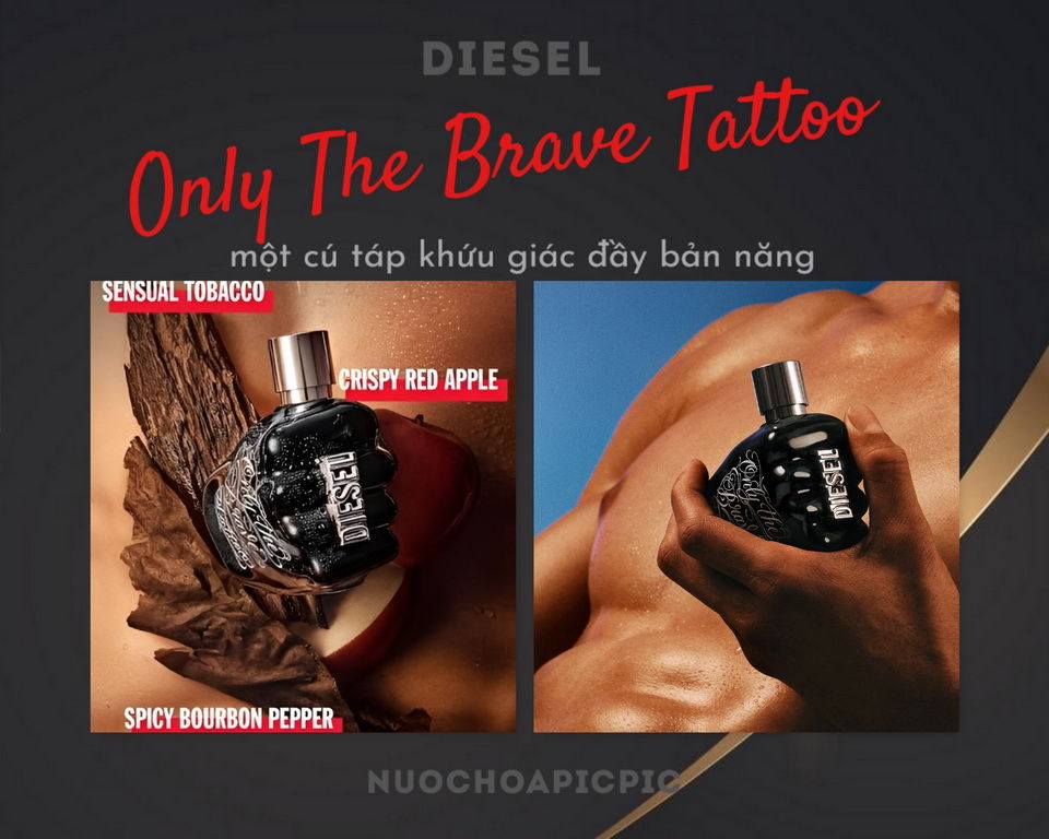 Diesel Only The Brave Tattoo Edt - Nuoc Hoa Pic Pic