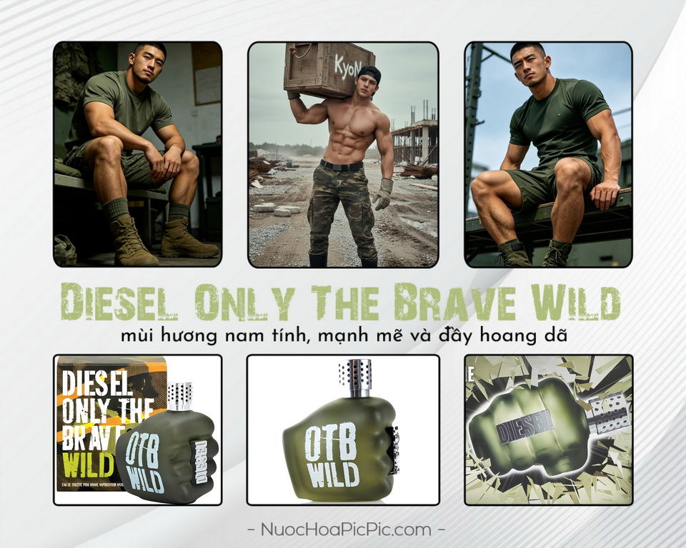 Diesel Only The Brave Wild Edt 75ml - Nuoc Hoa Pic Pic