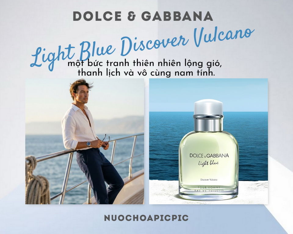 Dolce&Gabbana Light Blue Discover Vulcano Edt 75ml - Nuoc Hoa Pic Pic