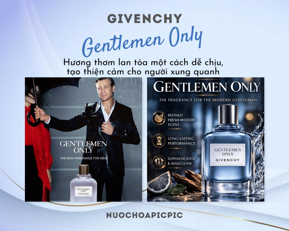 Givenchy Gentlemen Only Edt - Nuoc Hoa Pic Pic