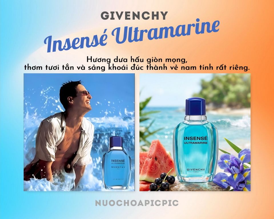 Givenchy Insense Ultramarine Edt 100ml - Nuoc Hoa Pic Pic