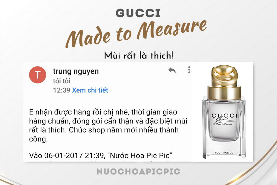 Gucci Made To Measure Edt 30ml - Nuoc Hoa Pic Pic