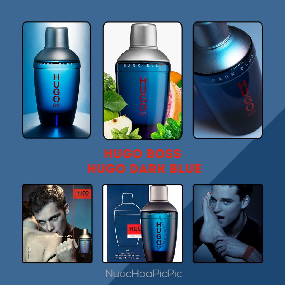 Hugo Boss Hugo Dark Blue Edt 75ml - Nuoc Hoa Pic Pic