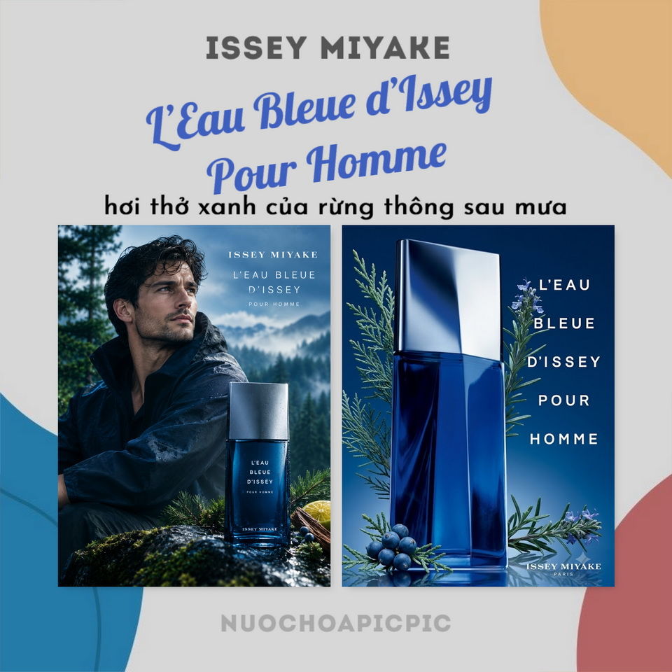 Issey Miyake L'Eau Bleue Edt 125ml - Nuoc Hoa Pic Pic