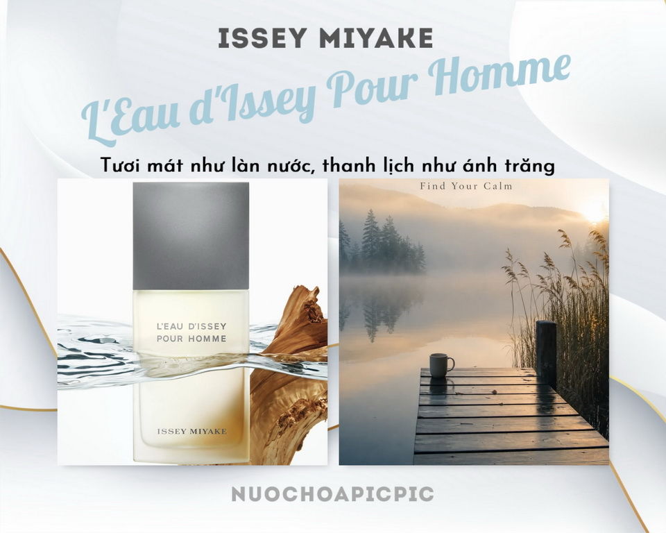 Issey Miyake L'Eau D' Issey Pour Homme Edt - Nuoc Hoa Pic Pic