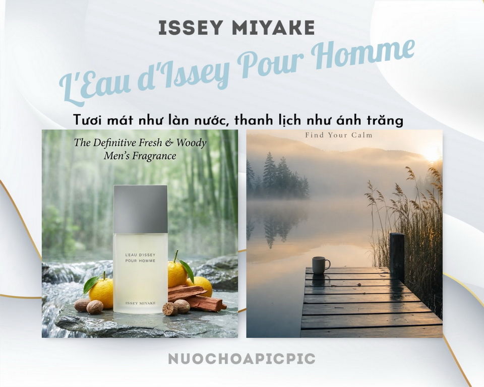 Issey Miyake L'Eau D' Issey Pour Homme Edt - Nuoc Hoa Pic Pic