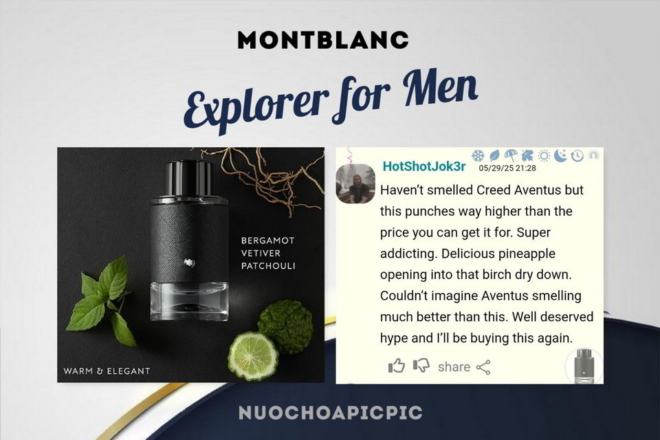 Montblanc Explorer Edp 100ml - Nuoc Hoa Pic Pic