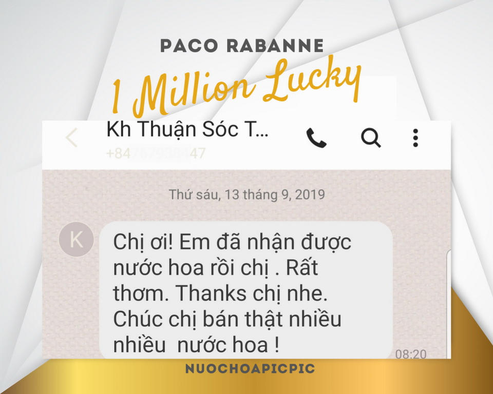 Paco Rabanne 1 Million Lucky Edt - Nuoc Hoa Pic Pic