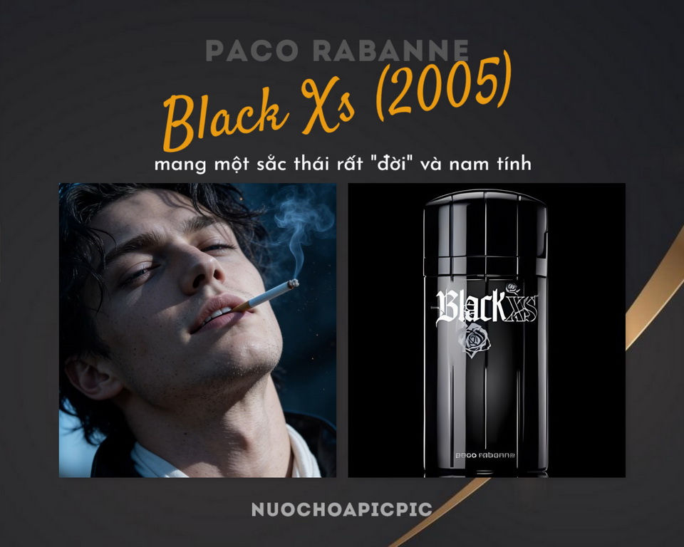 Paco Rabanne Black Xs Edt 100ml - Nuoc Hoa Pic Pic