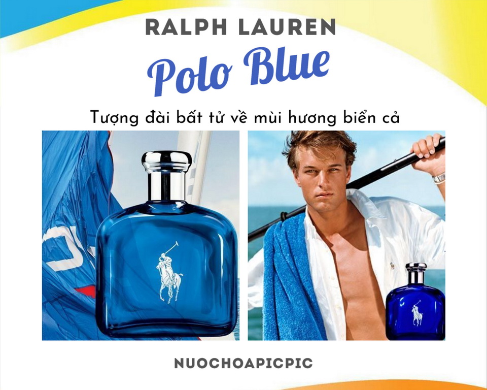 Ralph Lauren Polo Blue Edt - Nuoc Hoa Pic Pic