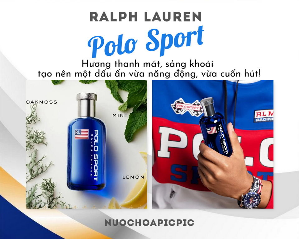 Ralph Lauren Polo Sport Edt 125ml - Nuoc Hoa Pic Pic