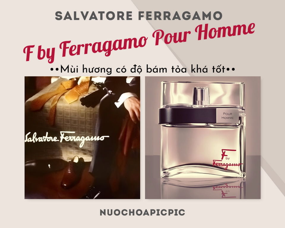 Salvatore Ferragamo F Pour Homme Edt 100ml - Nuoc Hoa Pic Pic