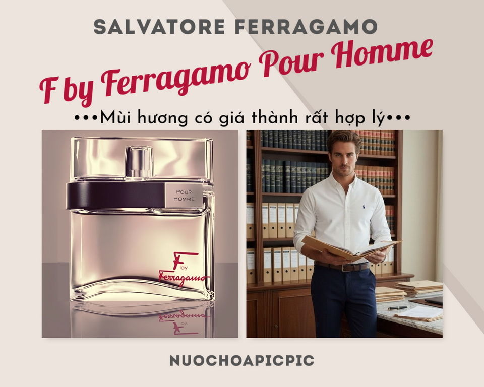 Salvatore Ferragamo F Pour Homme Edt 100ml - Nuoc Hoa Pic Pic