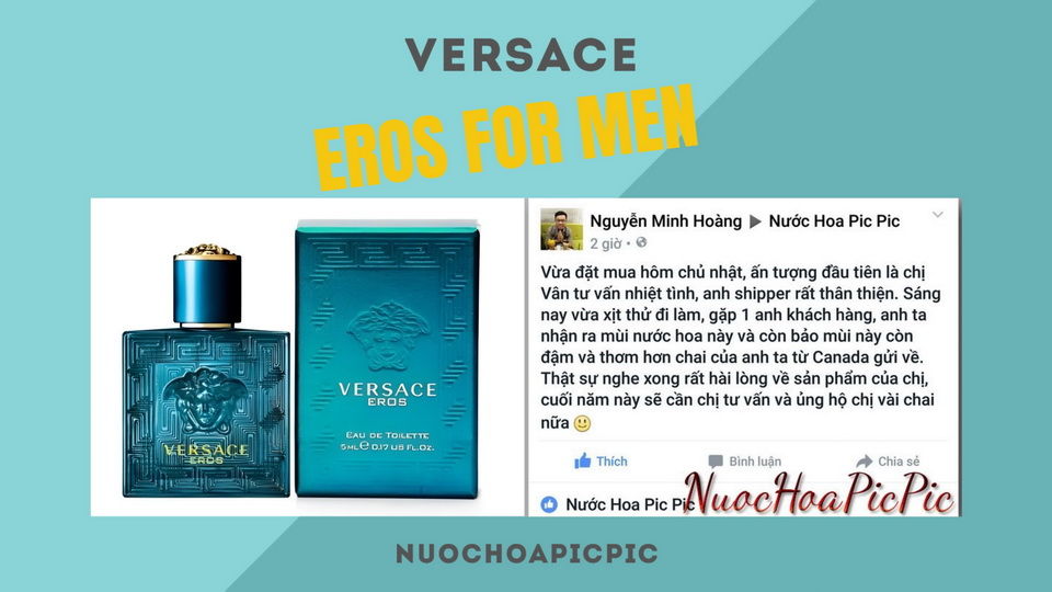 Versace Eros Men Edt 5ml - Nuoc Hoa Pic Pic