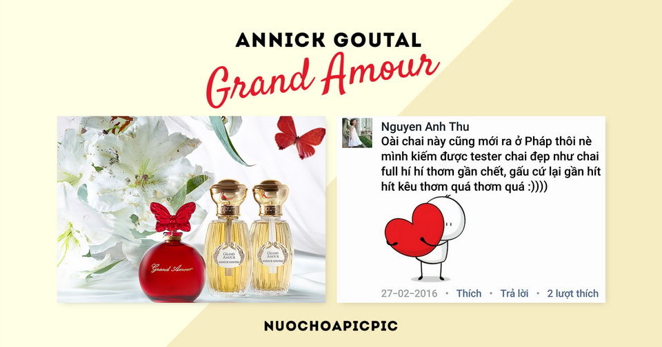 Annick Goutal Grand Amour Edp 100ml - Nuoc Hoa Pic Pic