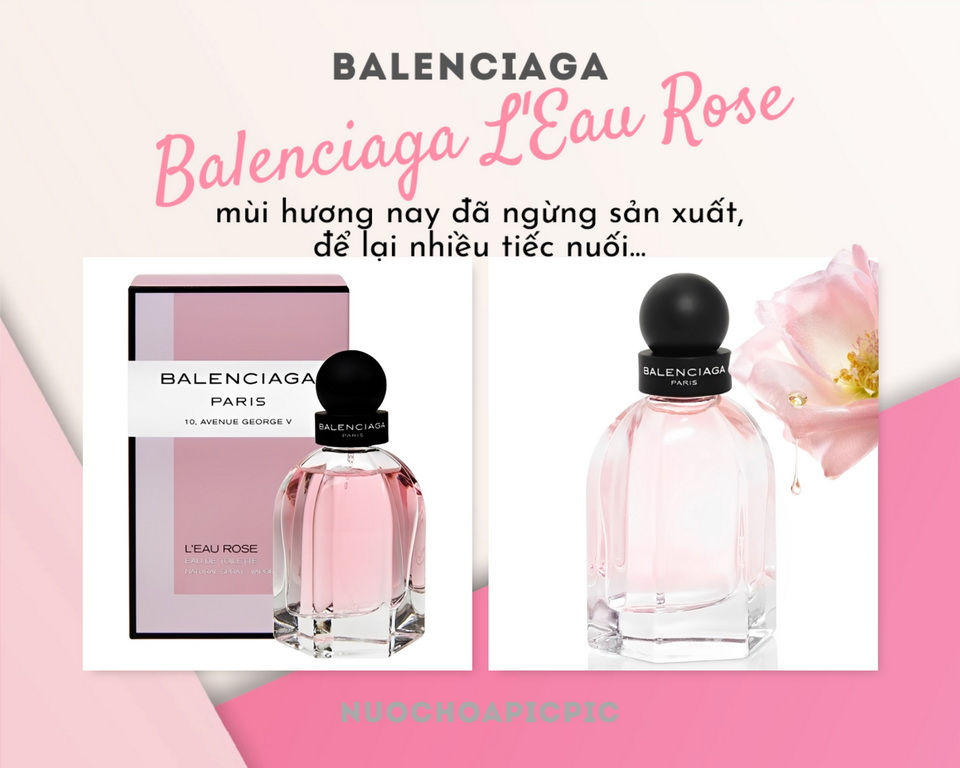 Balenciaga L'Eau Rose Edt 75ml - Nuoc Hoa Pic Pic