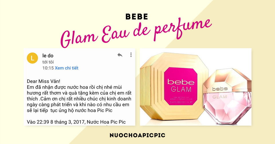 Bebe Glam Edp - Nuoc Hoa Pic Pic