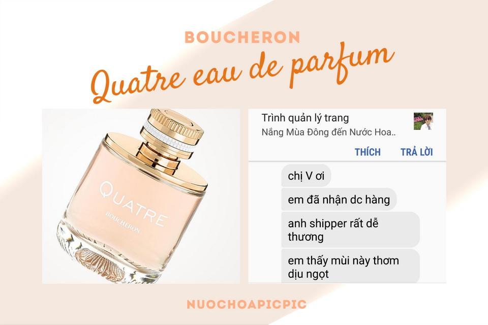 Boucheron Quatre Eau de Parfum - Nuoc Hoa Pic Pic