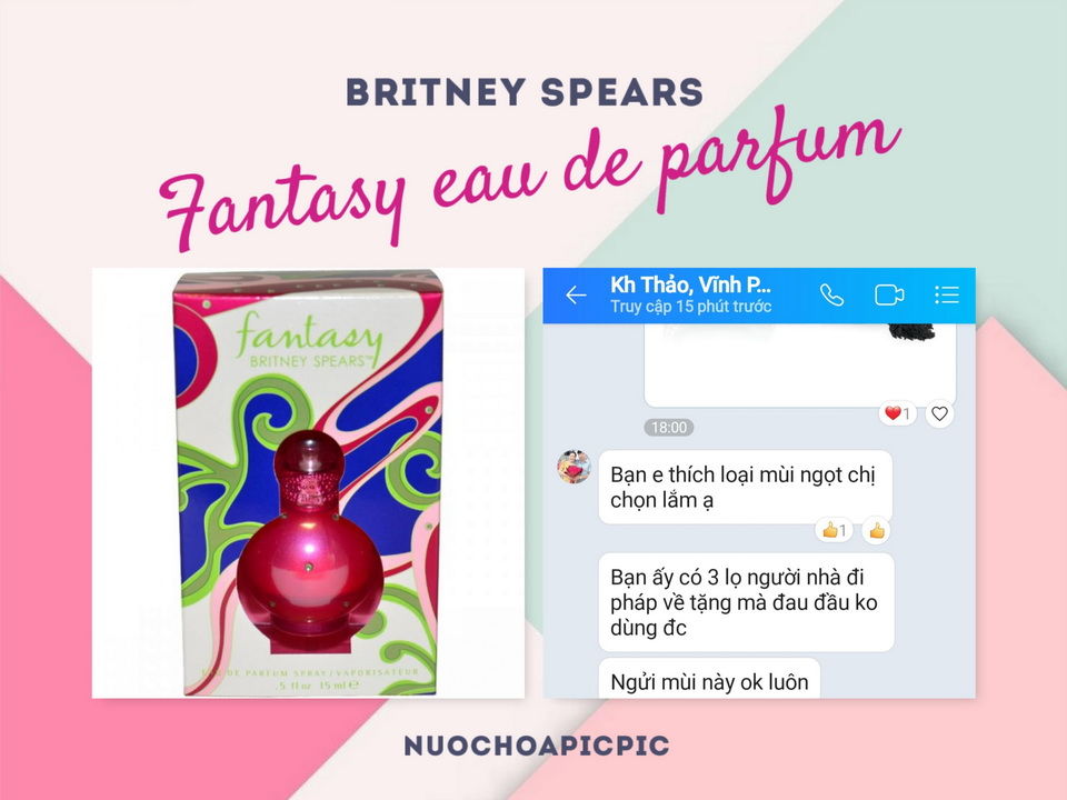 Britney Spears Fantasy Edp 100ml - Nuoc Hoa Pic Pic