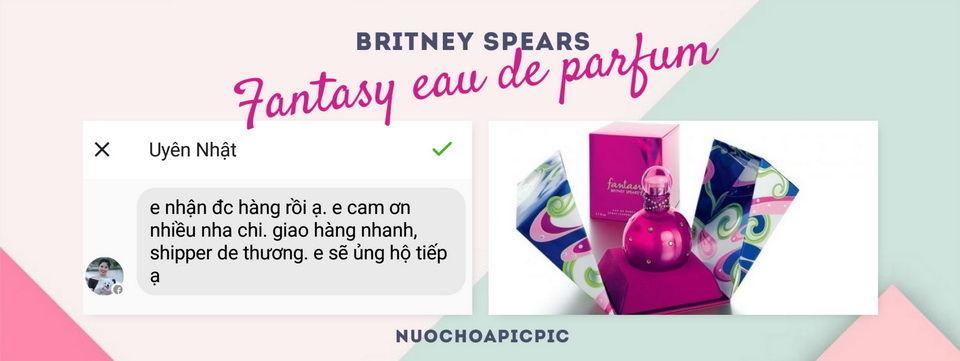 Britney Spears Fantasy Edp 100ml - Nuoc Hoa Pic Pic