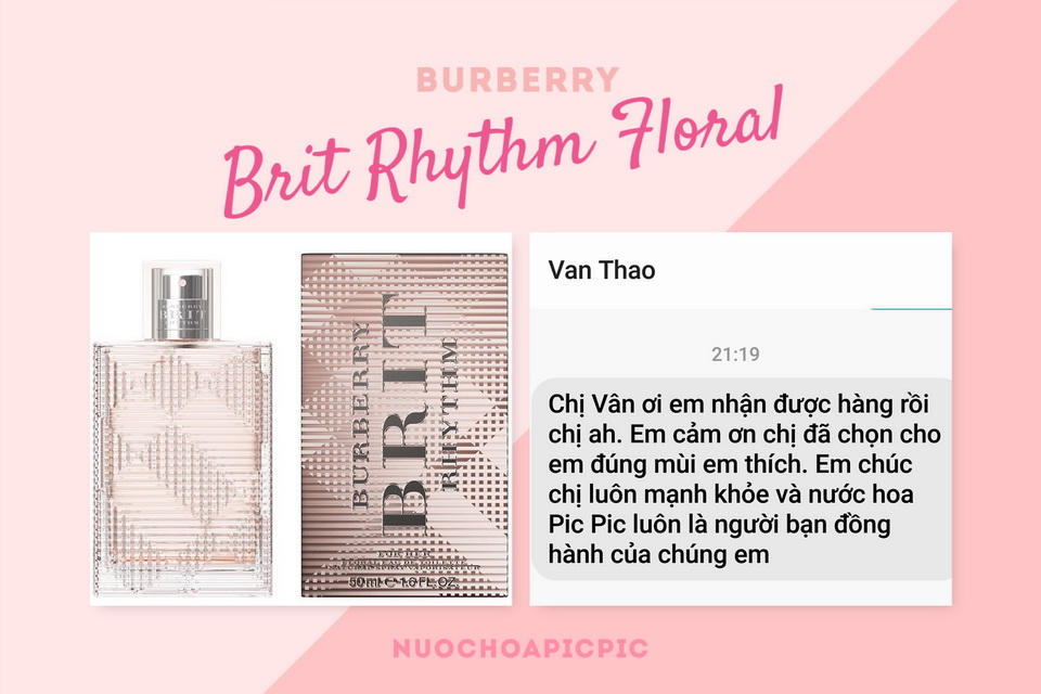 Burberry Brit Rhythm Floral Edt - Nuoc Hoa Pic Pic