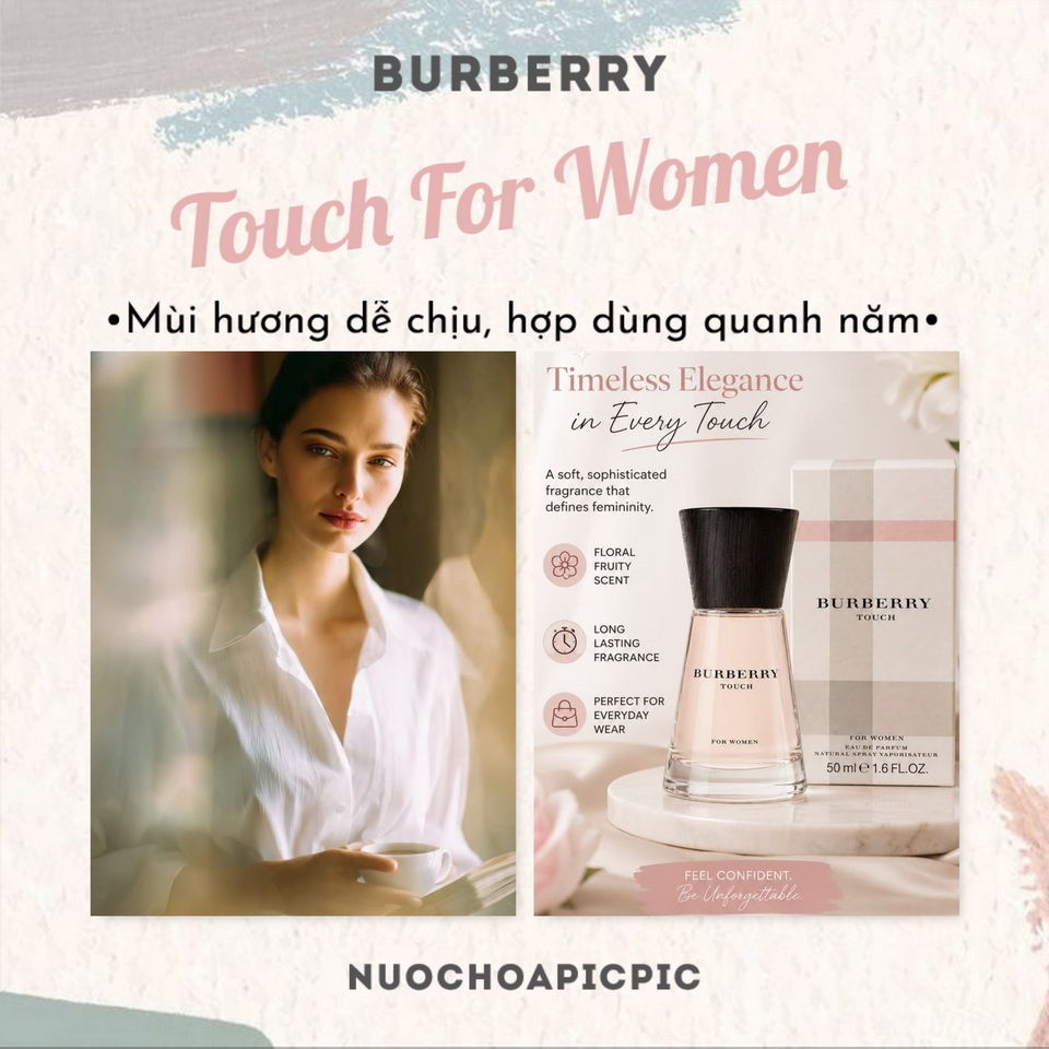 Burberry Touch For Women Edp - Nuoc Hoa Pic Pic
