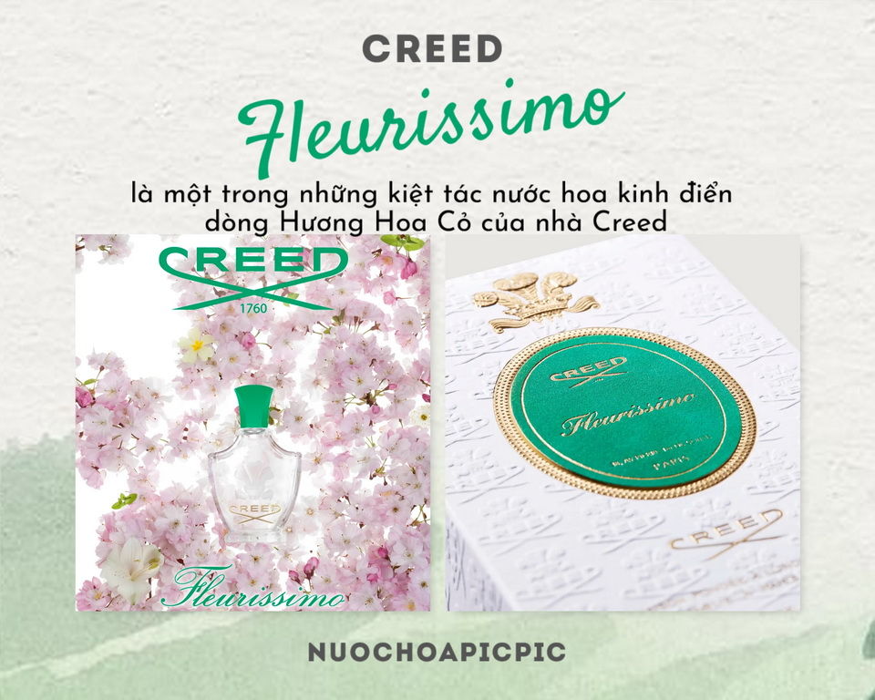 Creed Fleurissimo Edp 75ml - NuocHoaPicPic