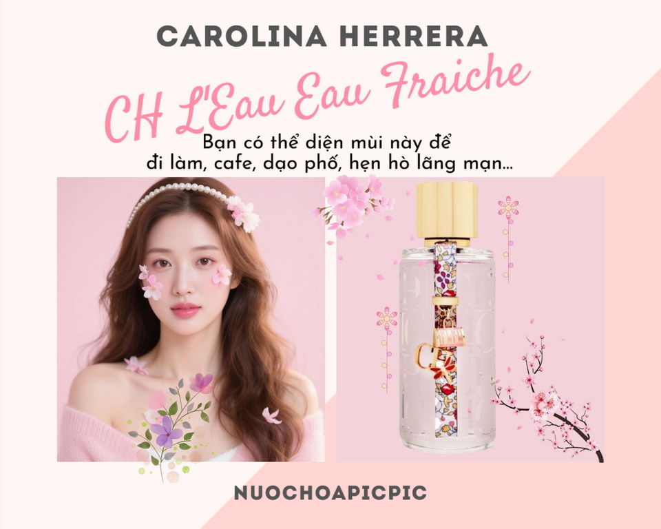 Carolina Herrera CH L'Eau Eau Fraiche 100ml - Nuoc Hoa Pic Pic