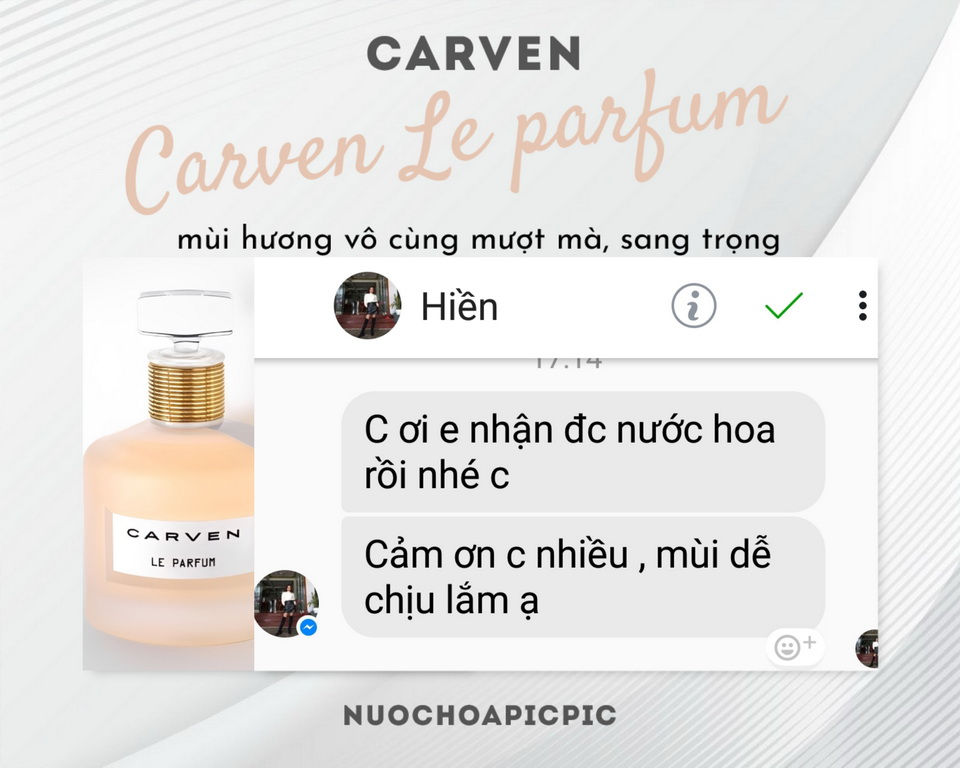 Carven Le parfum Edp 100ml - Nuoc Hoa Pic Pic