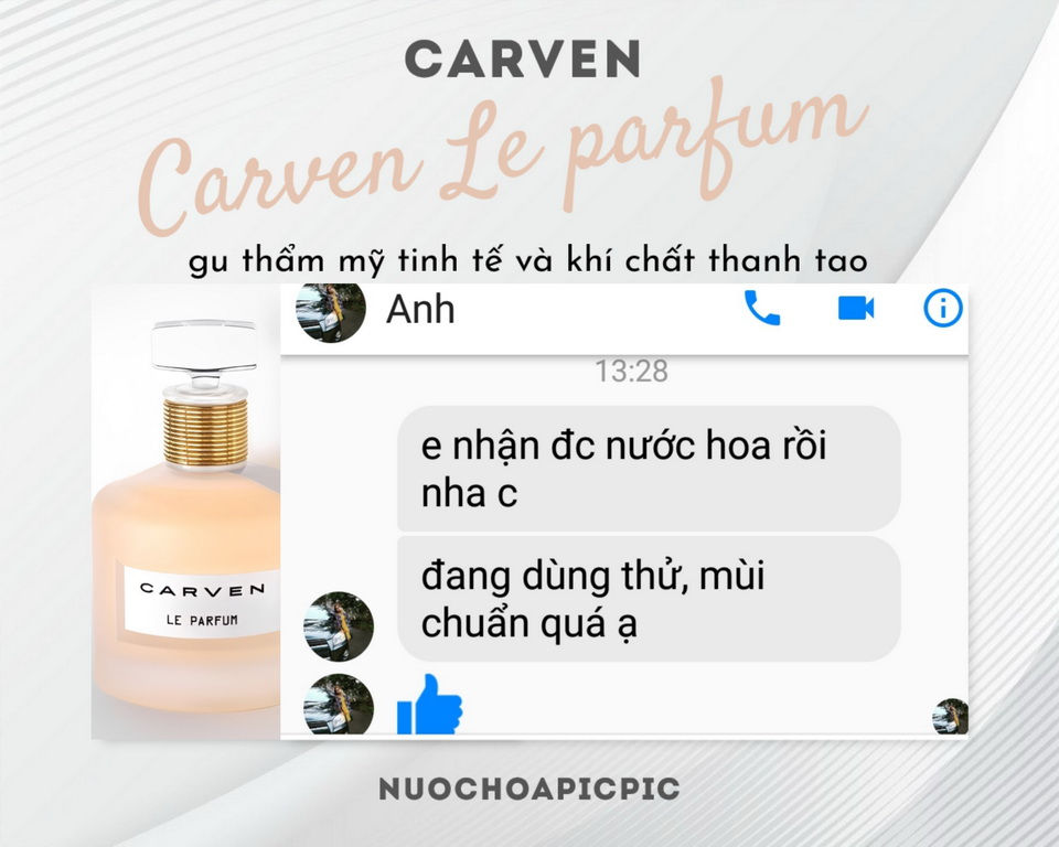 Carven Le parfum Edp 100ml - Nuoc Hoa Pic Pic