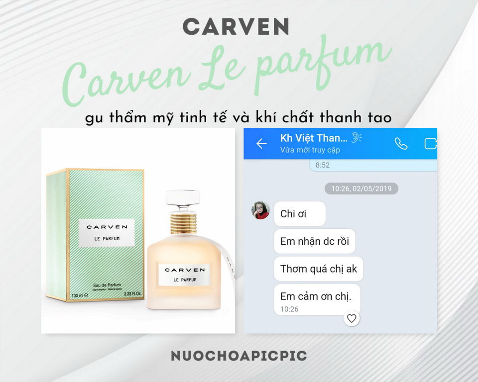 Carven Le parfum Edp 100ml - Nuoc Hoa Pic Pic
