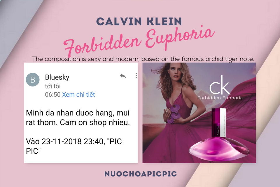 Ck Forbidden Euphoria Edp - Nuoc Hoa Pic Pic