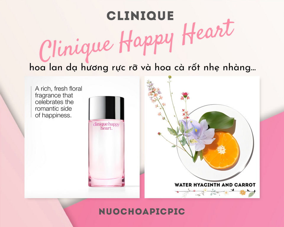 Clinique Happy Heart Edp 100ml - Nuoc Hoa Pic Pic