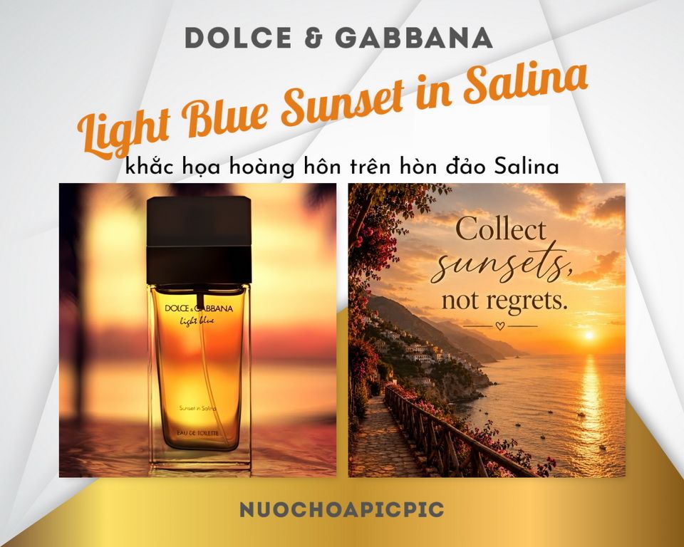 Dolce & Gabbana Light Blue Sunset in Salina Edt - Nuoc Hoa Pic Pic