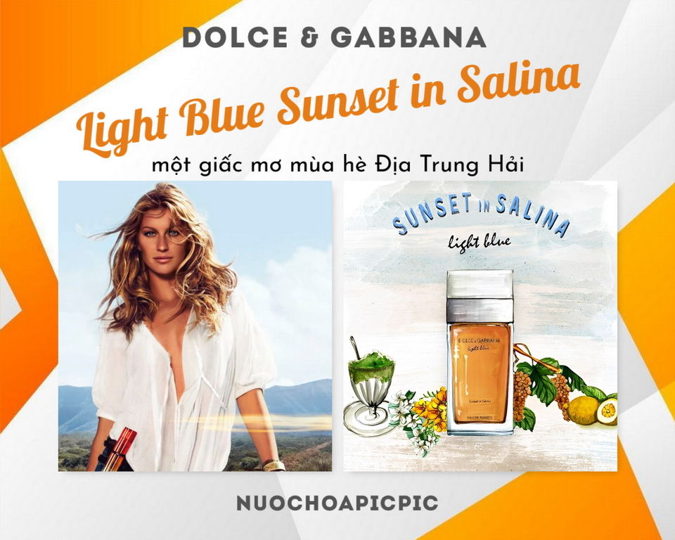 Dolce & Gabbana Light Blue Sunset in Salina Edt - Nuoc Hoa Pic Pic