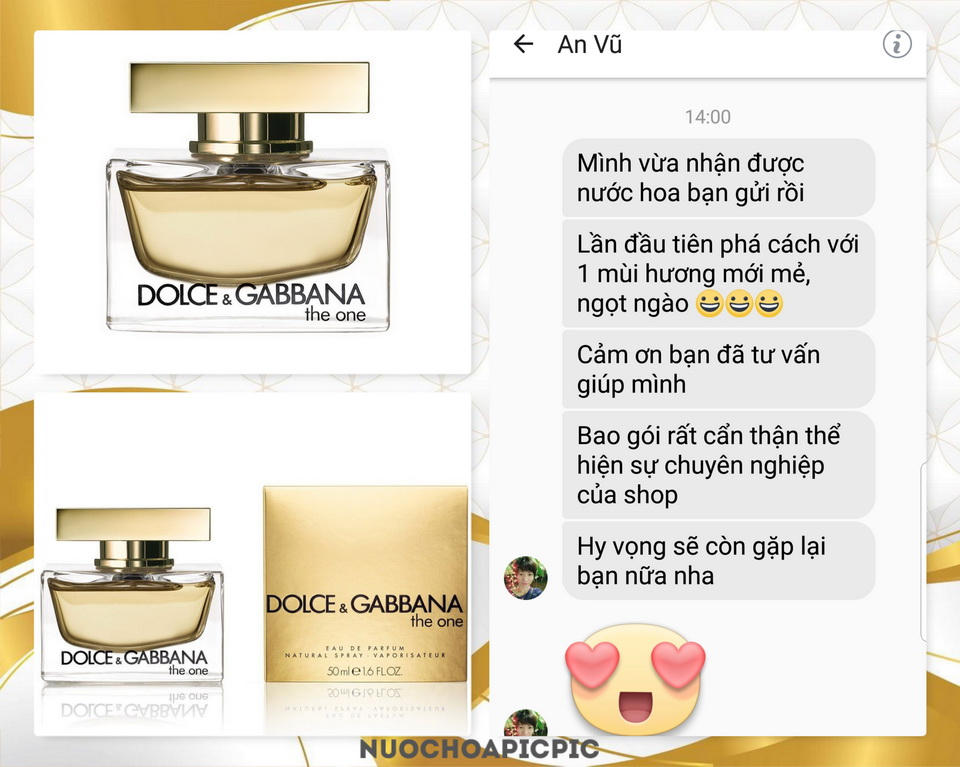 Dolce&Gabbana The One Edp 50ml - Nuoc Hoa Pic Pic