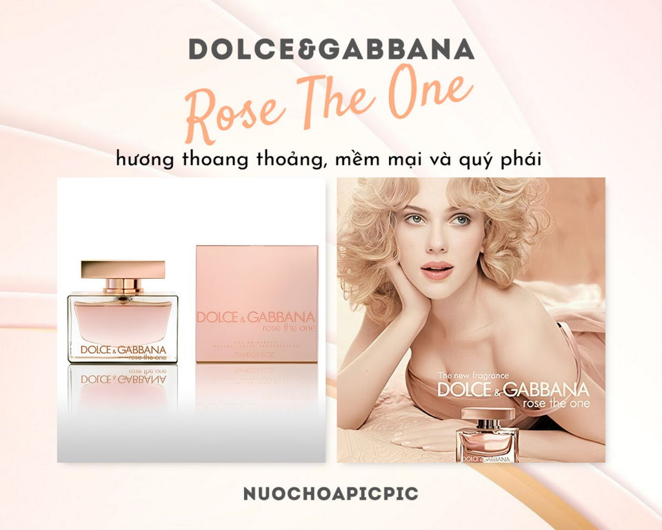 Dolce&Gabbana The One Rose Edp - Nuoc Hoa Pic Pic