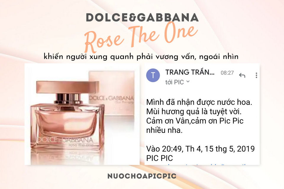 Dolce&Gabbana The One Rose Edp - Nuoc Hoa Pic Pic