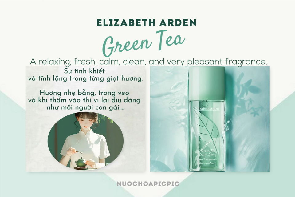Elizabeth Arden Green Tea Edt - Nuoc Hoa Pic Pic
