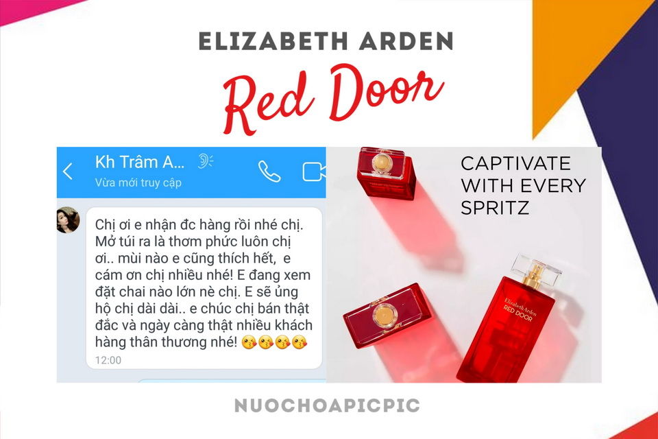 Elizabeth Arden Red Door Edt - Nuoc Hoa Pic Pic