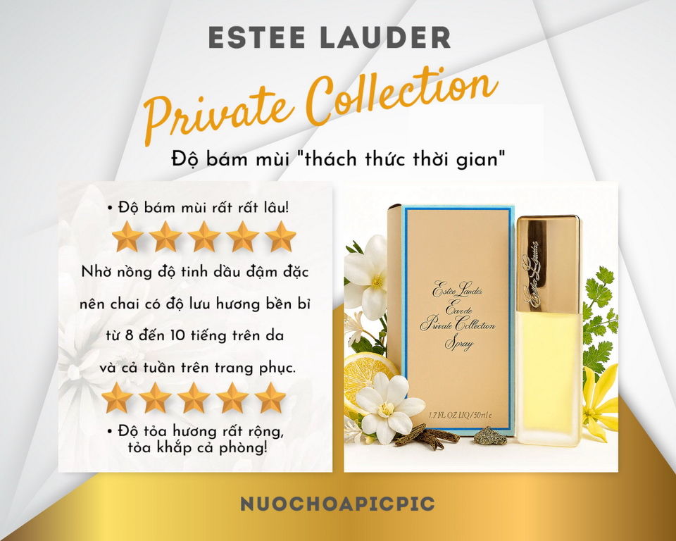 Estee Lauder Private Collection Edp 50ml - Nuoc Hoa Pic Pic