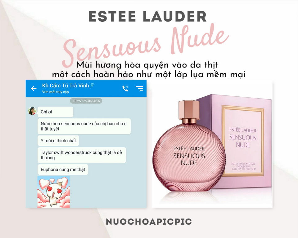 Estee Lauder Sensuous Nude Edp - Nuoc Hoa Pic Pic