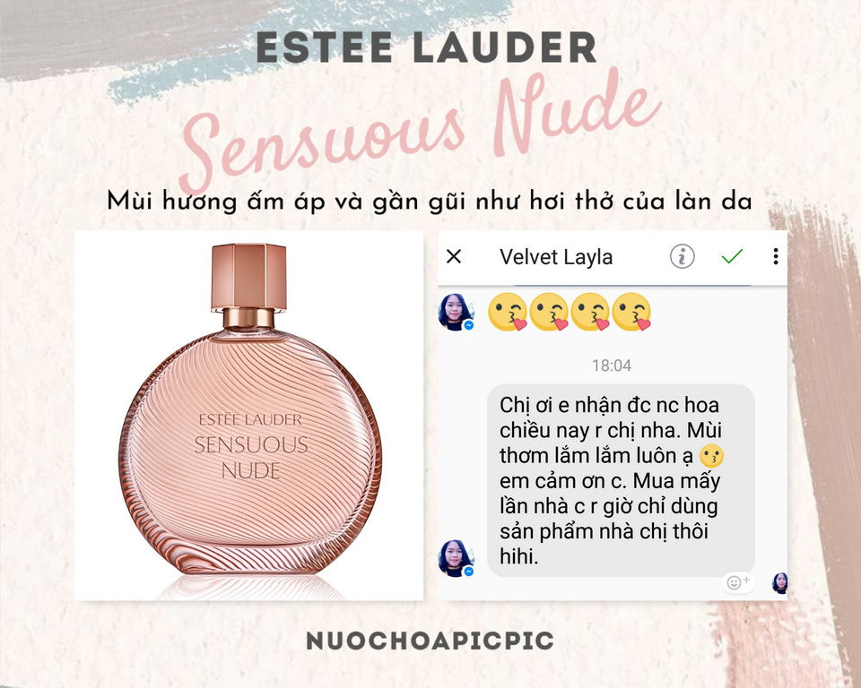 Estee Lauder Sensuous Nude Edp - Nuoc Hoa Pic Pic