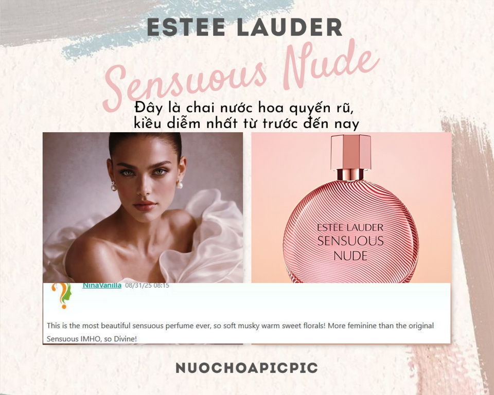 Estee Lauder Sensuous Nude Edp - Nuoc Hoa Pic Pic